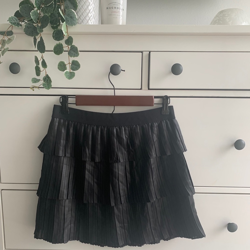 BCBG Leather Skirt